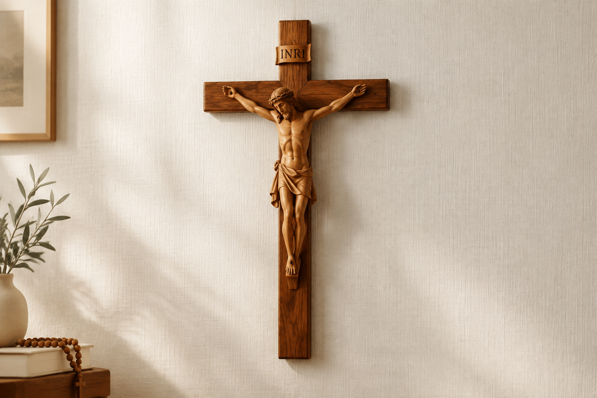 Les crucifix – symbolisme et place dans le foyer chrétien