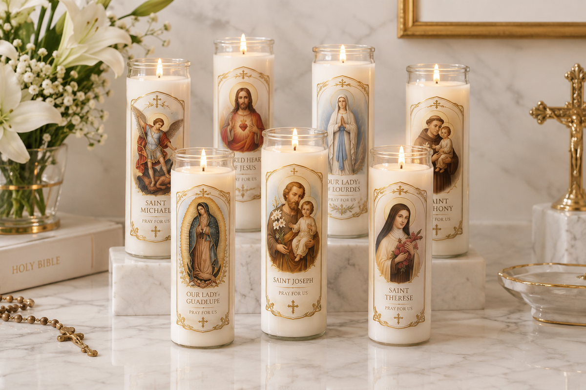 Bougies Neuvaine & Bougies Religieuses