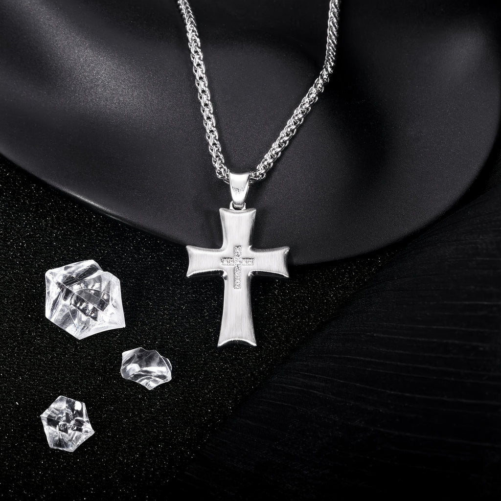 Collier Pendentif Croix en Argent 925