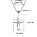 Collier Pendentif Croix en Argent 925