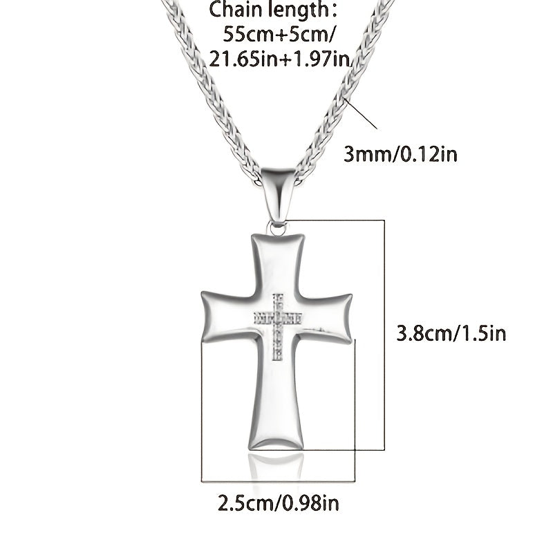 Collier Pendentif Croix en Argent 925