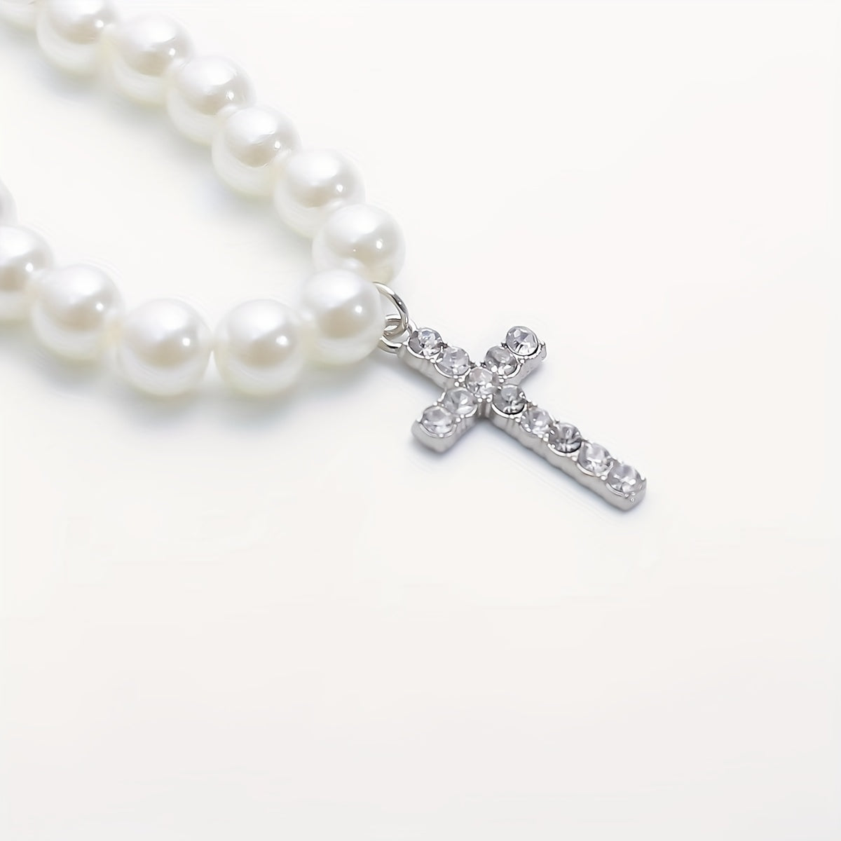 Collier Pendentif Croix Hip-Hop pour Homme