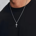 Collier Pendentif Croix en Acier Inoxydable Unisexe