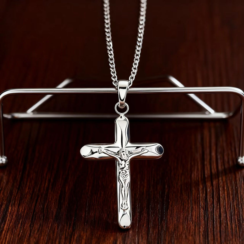 Collier Pendentif Hip Hop en Acier Inoxydable Unisexe