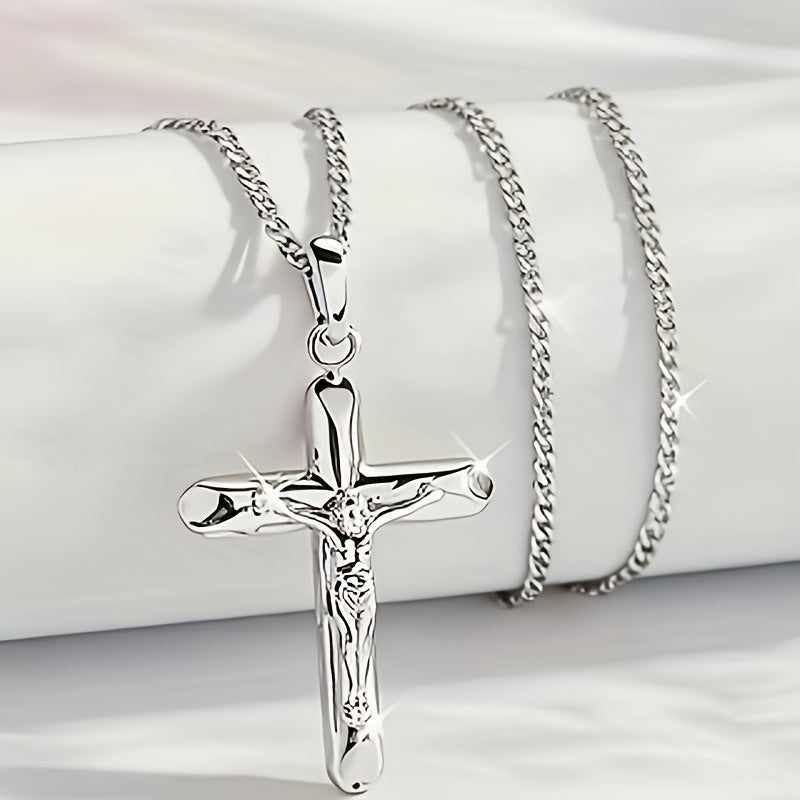 Collier Pendentif Hip Hop en Acier Inoxydable Unisexe
