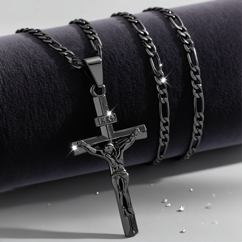 Collier Pendentif Croix Solide pour Prières et Fêtes