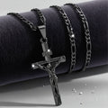 Collier Pendentif Croix Solide pour Prières et Fêtes