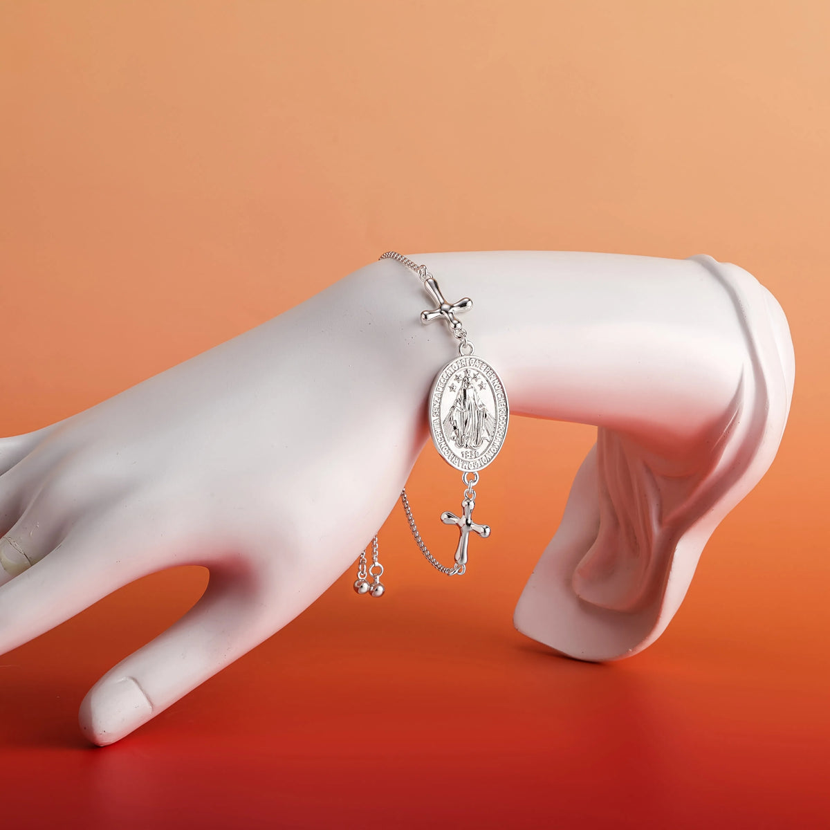 Bracelet Croix en Argent 925 pour Homme